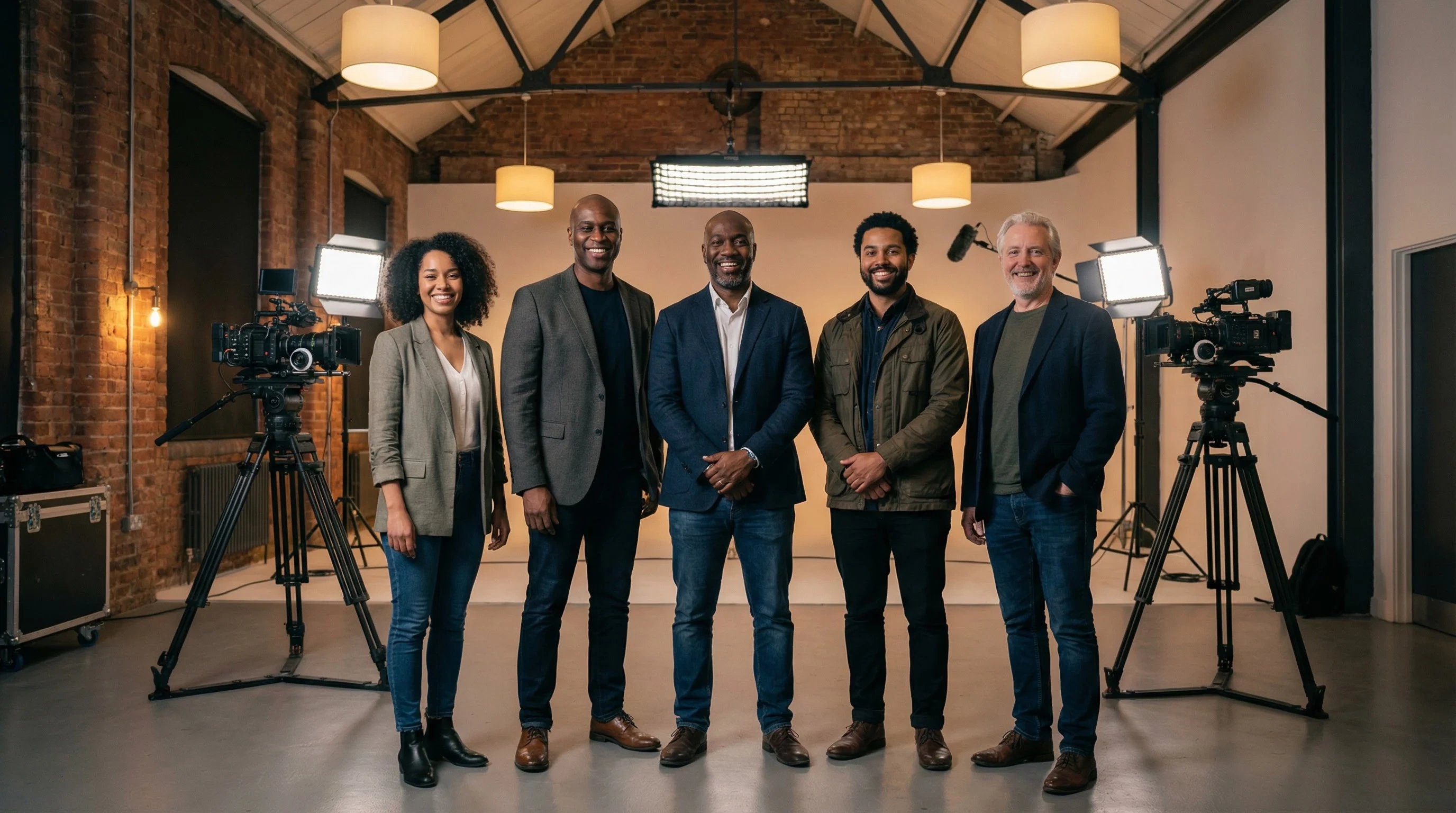 叶山小百合专业电影团队合影